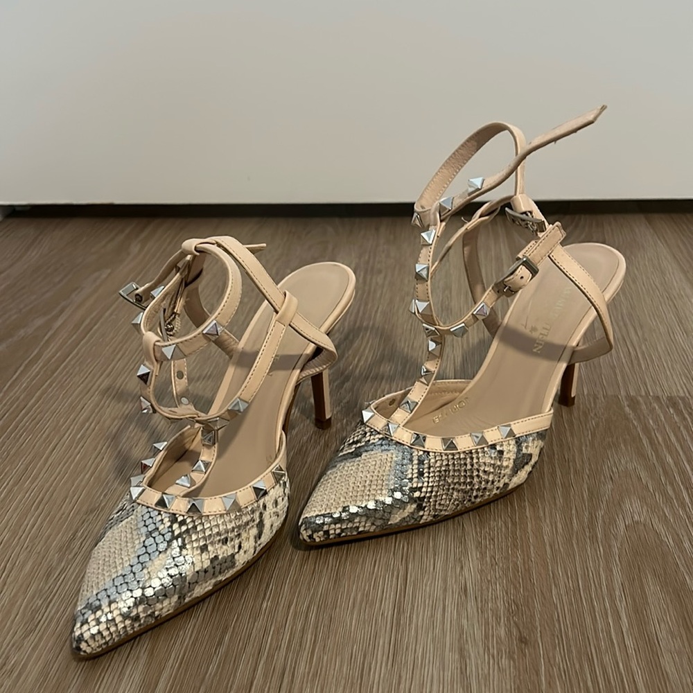 Hammerstein Slingback Pump Snakeskin Optic Size 39 / 8.5